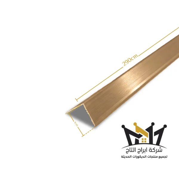 استيل شرائح 10سم ذهبي